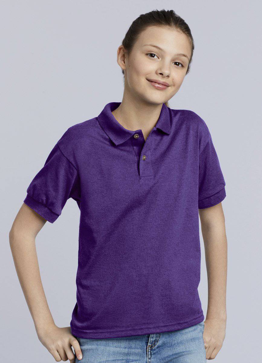 Epic Label Polo Gildan 8800B Dryblend Enfant Jersey Polo Manches Courtes