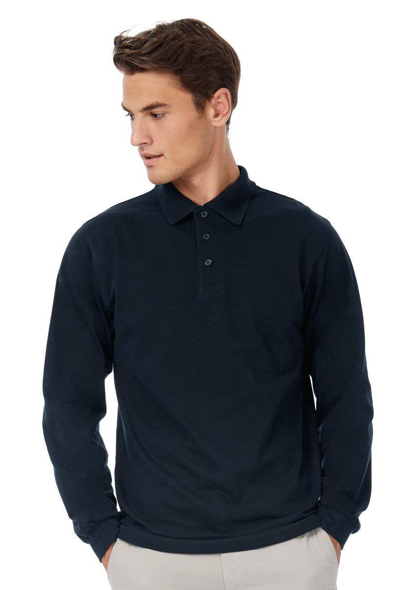 Epic Label Polo Polo B&C Safran Manche Longue