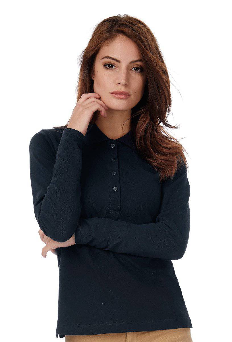 Epic Label Polo Polo B&C Safran Pure Femme L / S