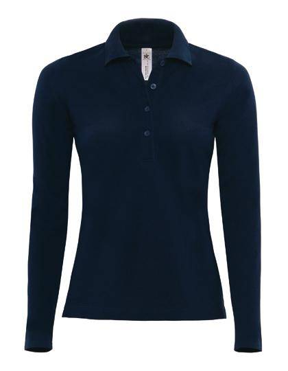 Epic Label Polos B&C Pw456 Polo Safran Pure Longsleeve / Pour Femme