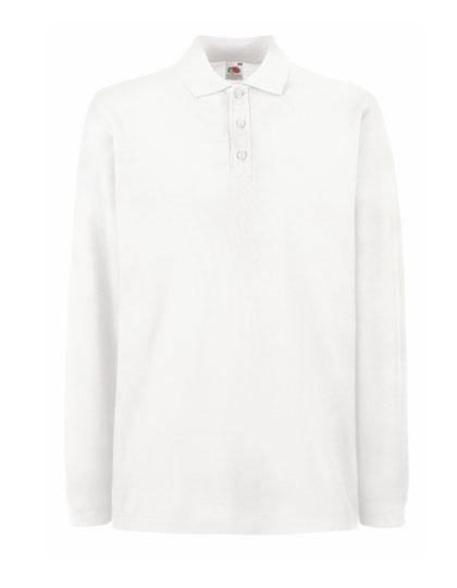 Epic Label Polos Fruit Of The Loom 633100 Polo Haut De Gamme À Manches Longues Pour Homme