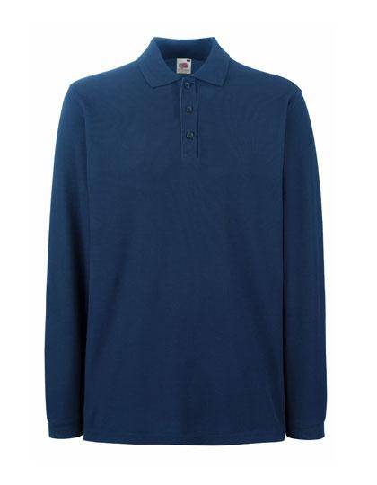 Epic Label Polos Fruit Of The Loom 633100 Polo Haut De Gamme À Manches Longues Pour Homme