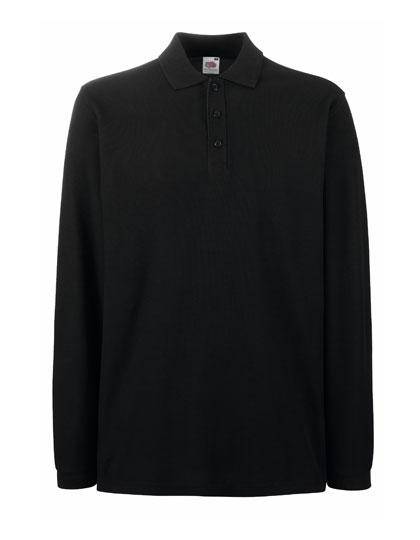 Epic Label Polos Fruit Of The Loom 633100 Polo Haut De Gamme À Manches Longues Pour Homme