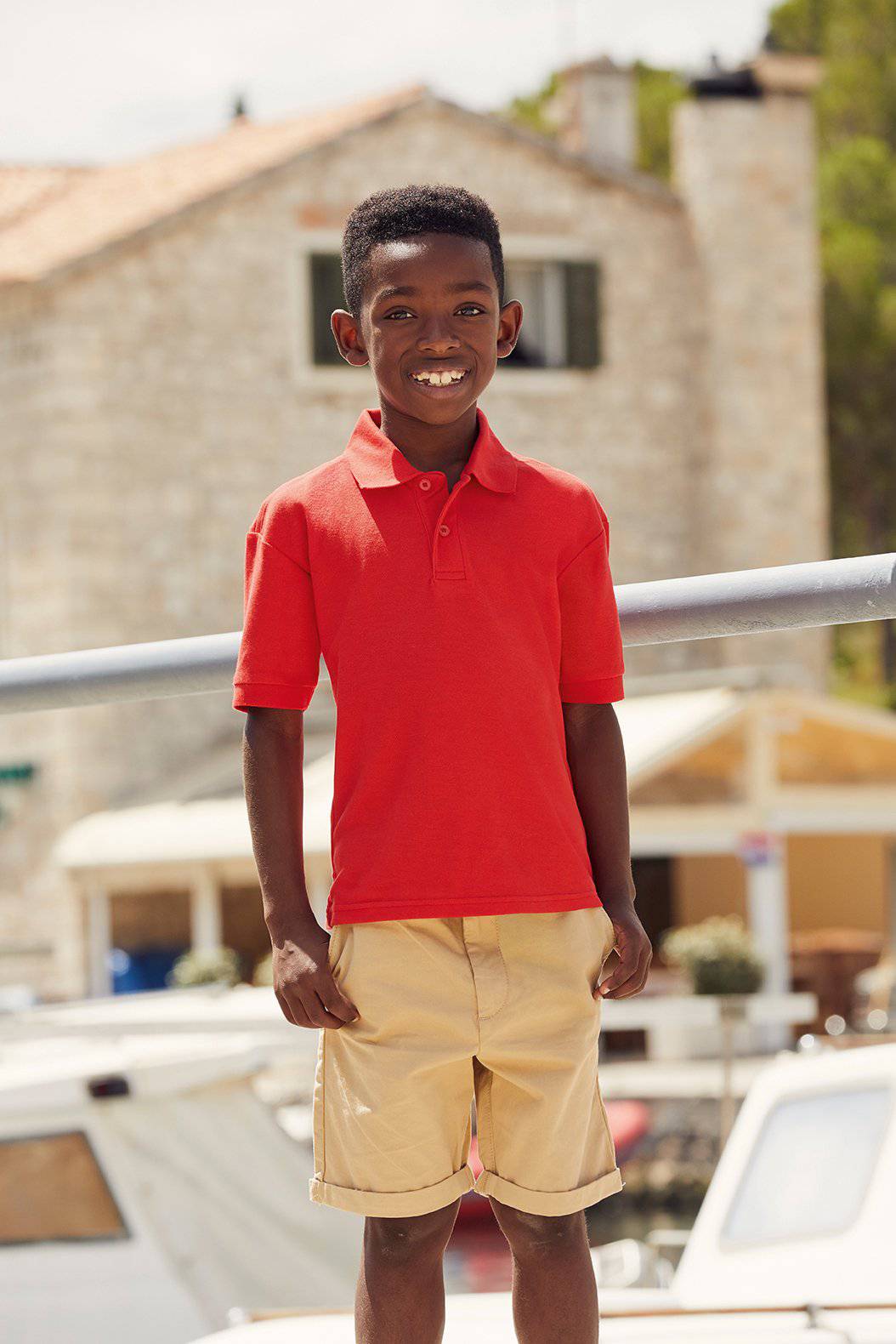 Epic Label Polos Fruit Of The Loom 634170 Polo Enfant 65/35