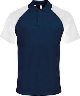 Epic Label Polos Kariban Polo Polo Baseball Contrasté