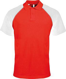 Epic Label Polos Kariban Polo Polo Baseball Contrasté