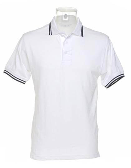 Epic Label Polos Kustom Kit Kk409 Classic Fit Tipped Collar Polo