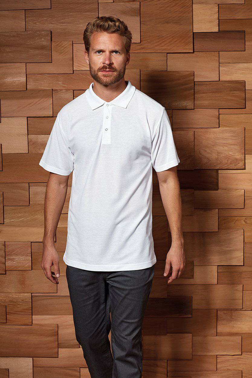 Epic Label Polos Premier Workwear Pr610 Workwear Stud Polo