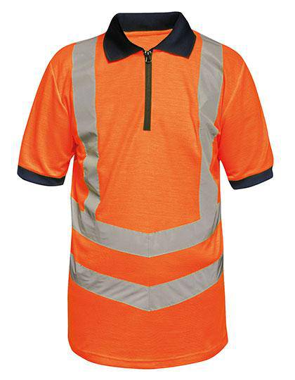 Epic Label Polos Regatta High Visibility Trs189 Hi-Vis Pro Polo