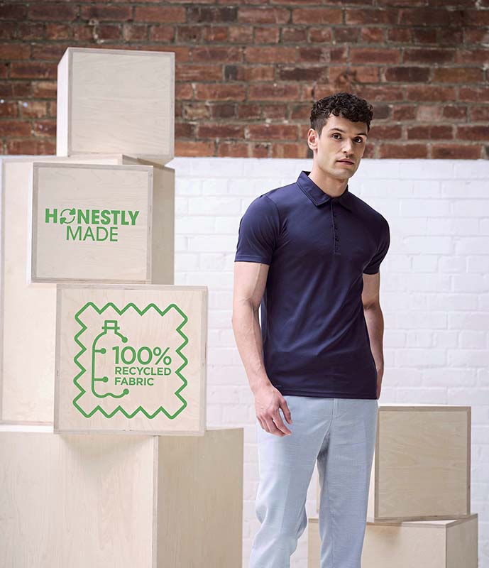 Epic Label Polos Regatta Honestly Made Rg1960 Polo Recyclé Honnêtement Fabriqué