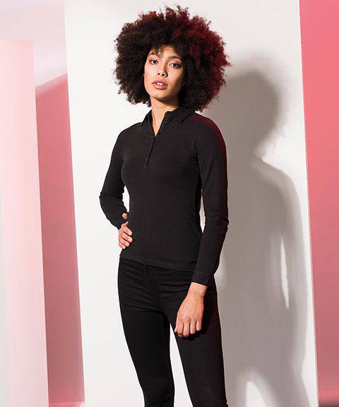 Epic Label Polos Sf Polo Stretch À Manches Longues Pour Femme