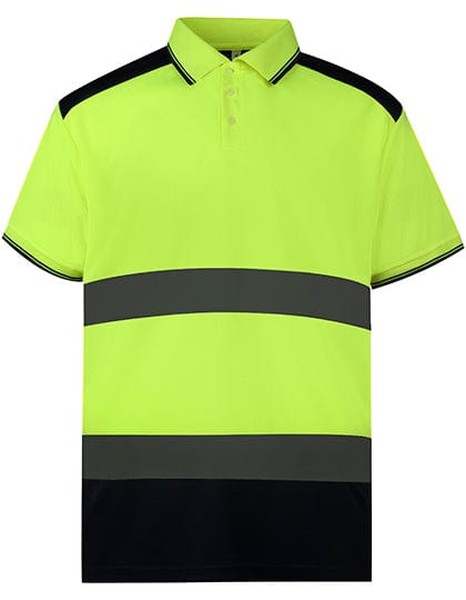 Epic Label Polos Yoko Yk220 Polo Bicolore Haute Visibilité