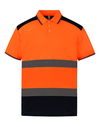 Epic Label Polos Yoko Yk220 Polo Bicolore Haute Visibilité