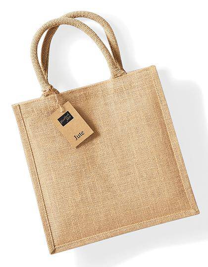 EPIC LABEL Sac Cadeau En Jute Midi WM413 Natural 30 x 30 x 19 cm