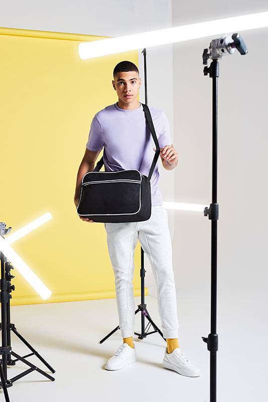 Epic Label Sacs Bagbase BG14 Sac Porté Épaule Rétro 40x28x18cm