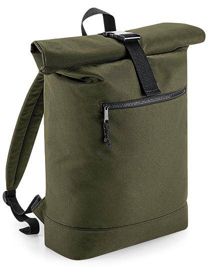 Epic Label Sacs Bagbase BG286 Sac À Dos Avec Rabat Enroulable Recyclé 32x44x13cm