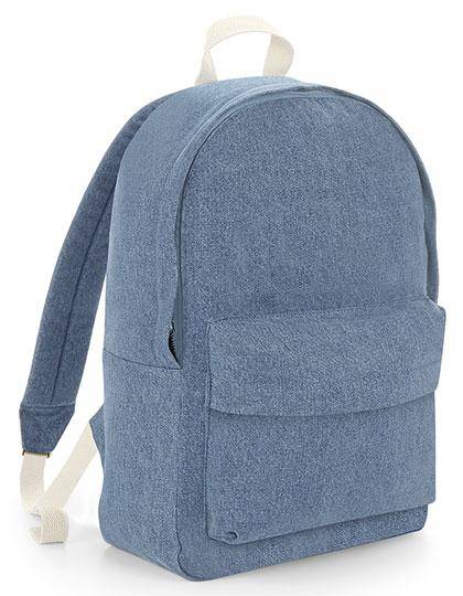 Epic Label Sacs Bagbase BG641 Denim Backpack 43 x 28 x 15 cm