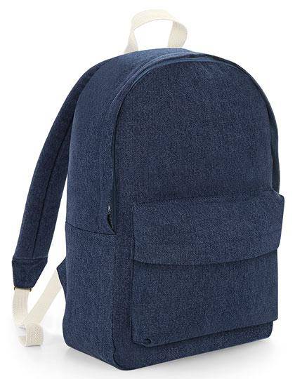 Epic Label Sacs Bagbase BG641 Denim Backpack 43 x 28 x 15 cm