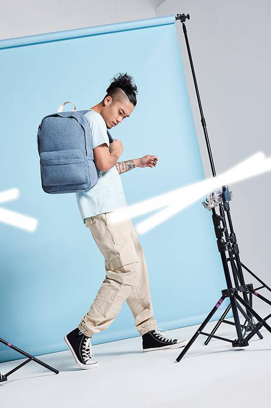 Epic Label Sacs Bagbase BG641 Denim Backpack 43 x 28 x 15 cm