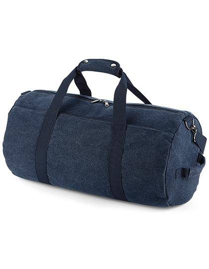 Epic Label Sacs Bagbase BG655 Sac Polochon En Toile Vintage 28x49x28cm