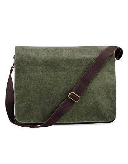 Epic Label Sacs Quadra QD610 Sac Courrier Vintage En Toile