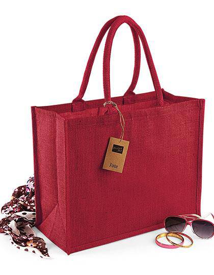 Epic Label Sacs Westford Mill WM407 Sac Shopping Classique En Jute 42x33x19cm