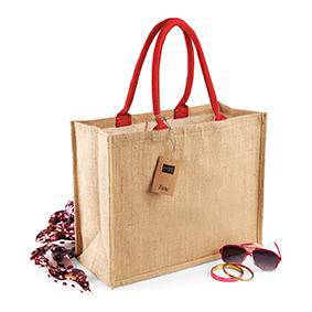 Epic Label Sacs Westford Mill WM407 Sac Shopping Classique En Jute 42x33x19cm