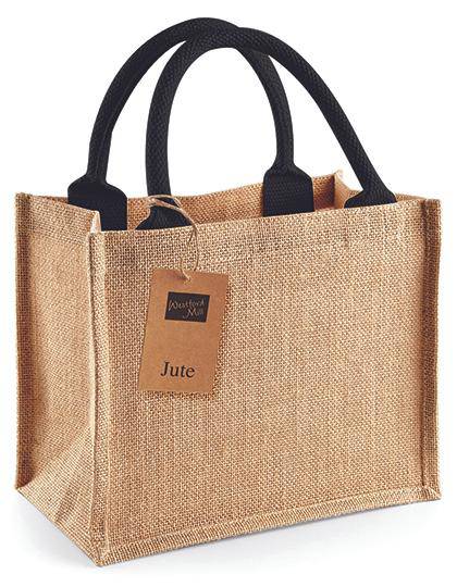 Epic Label Sacs Westford Mill WM412 Mini-Sac Cadeau En Jute 26x22x14cm