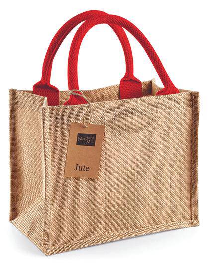 Epic Label Sacs Westford Mill WM412 Mini-Sac Cadeau En Jute 26x22x14cm