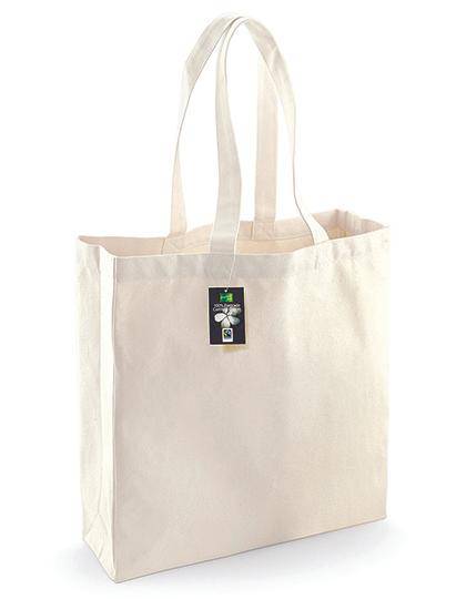 Epic Label Sacs Westford Mill WM623 Sac Shopping Classique En Coton Commerce Équitable 39x41x14cm
