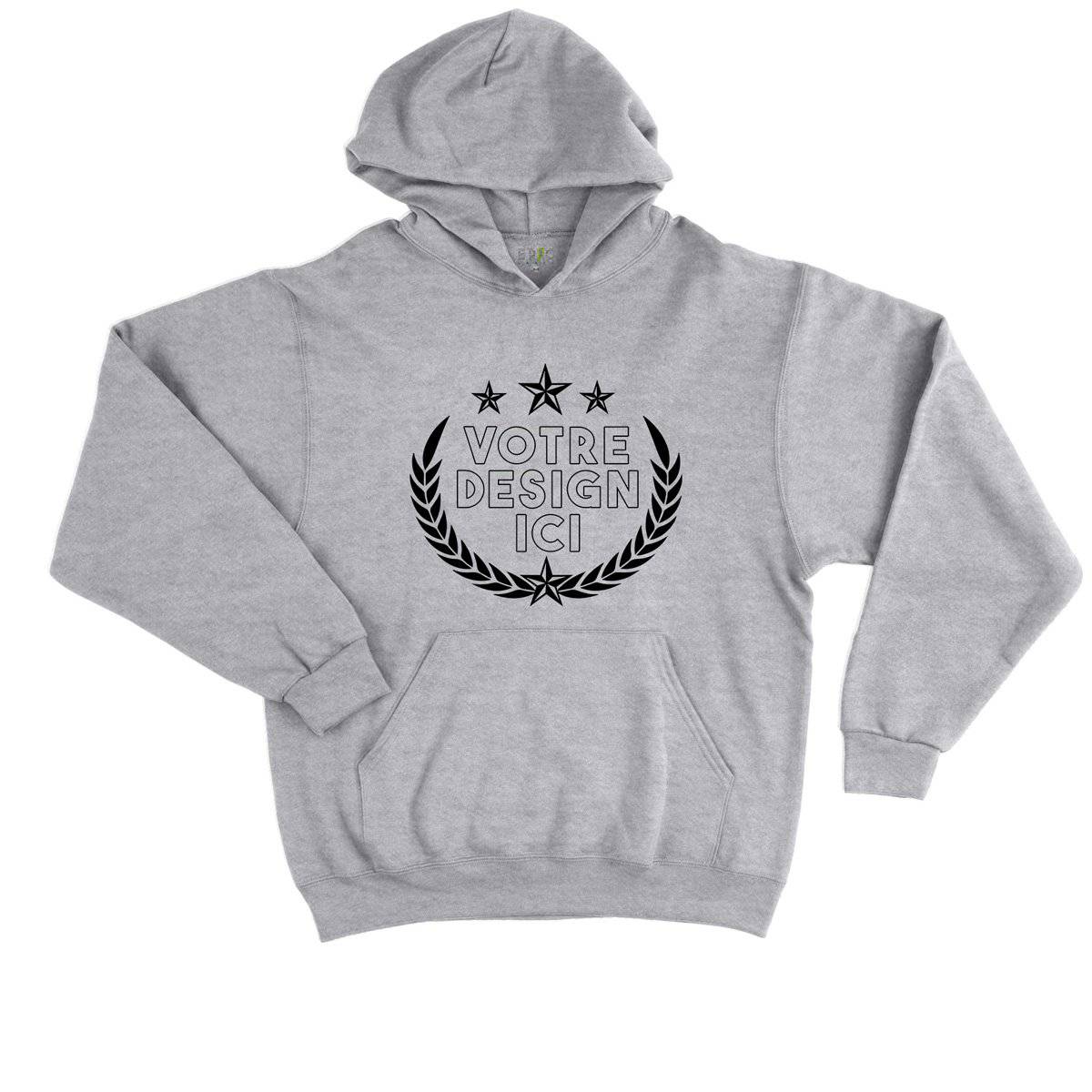 Epic Label Sweat à capuche Design et Text Personnalisé Sweat à Capuche Enfant