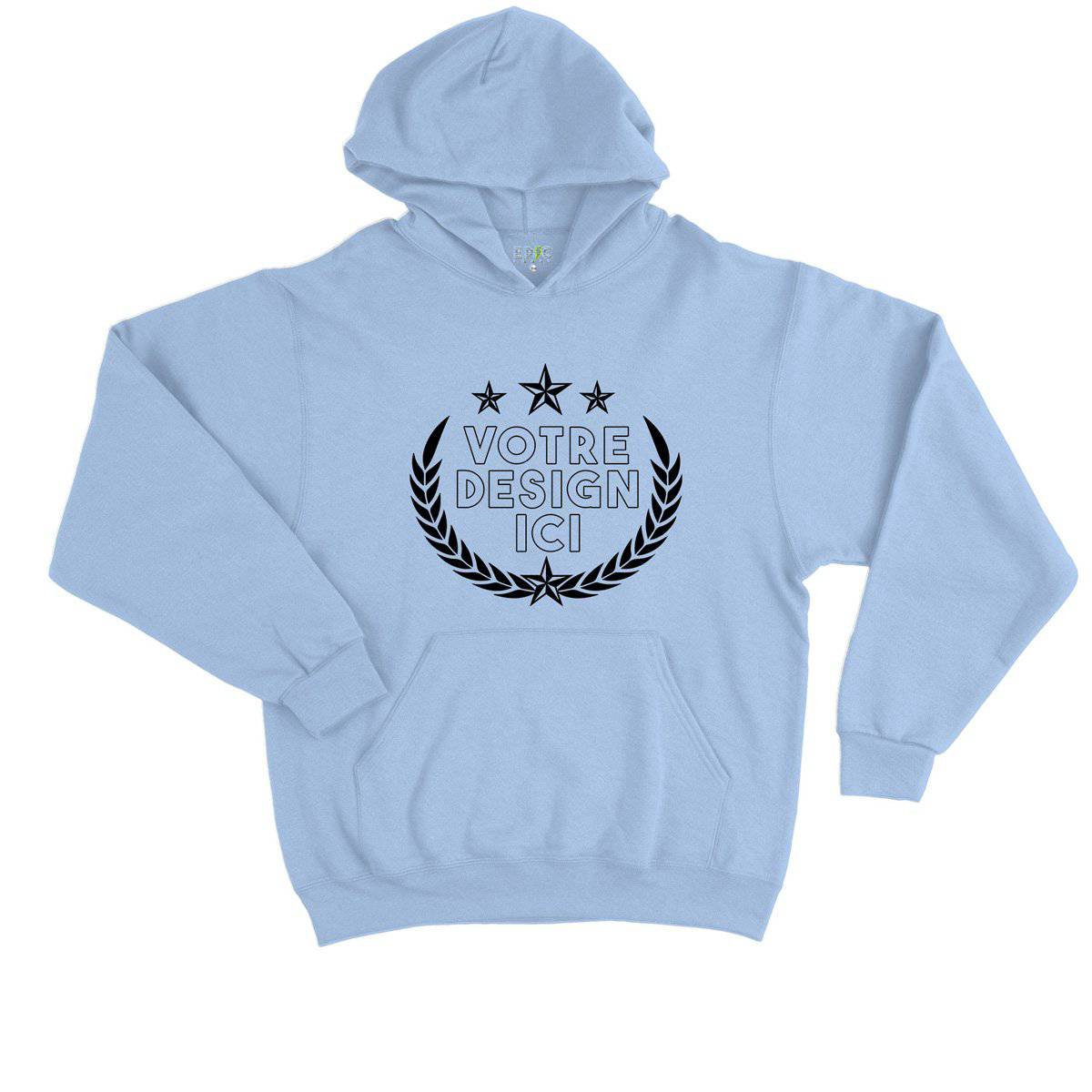 Epic Label Sweat à capuche Design et Text Personnalisé Sweat à Capuche Enfant