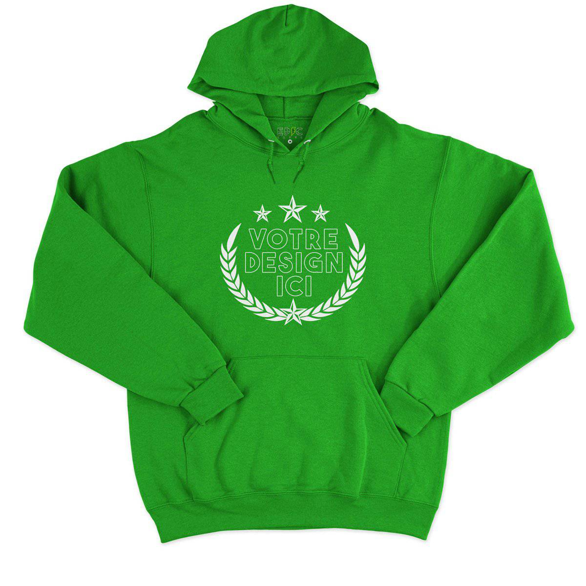 Epic Label Sweat à capuche Design et Text Personnalisé Sweat à Capuche Pour Homme