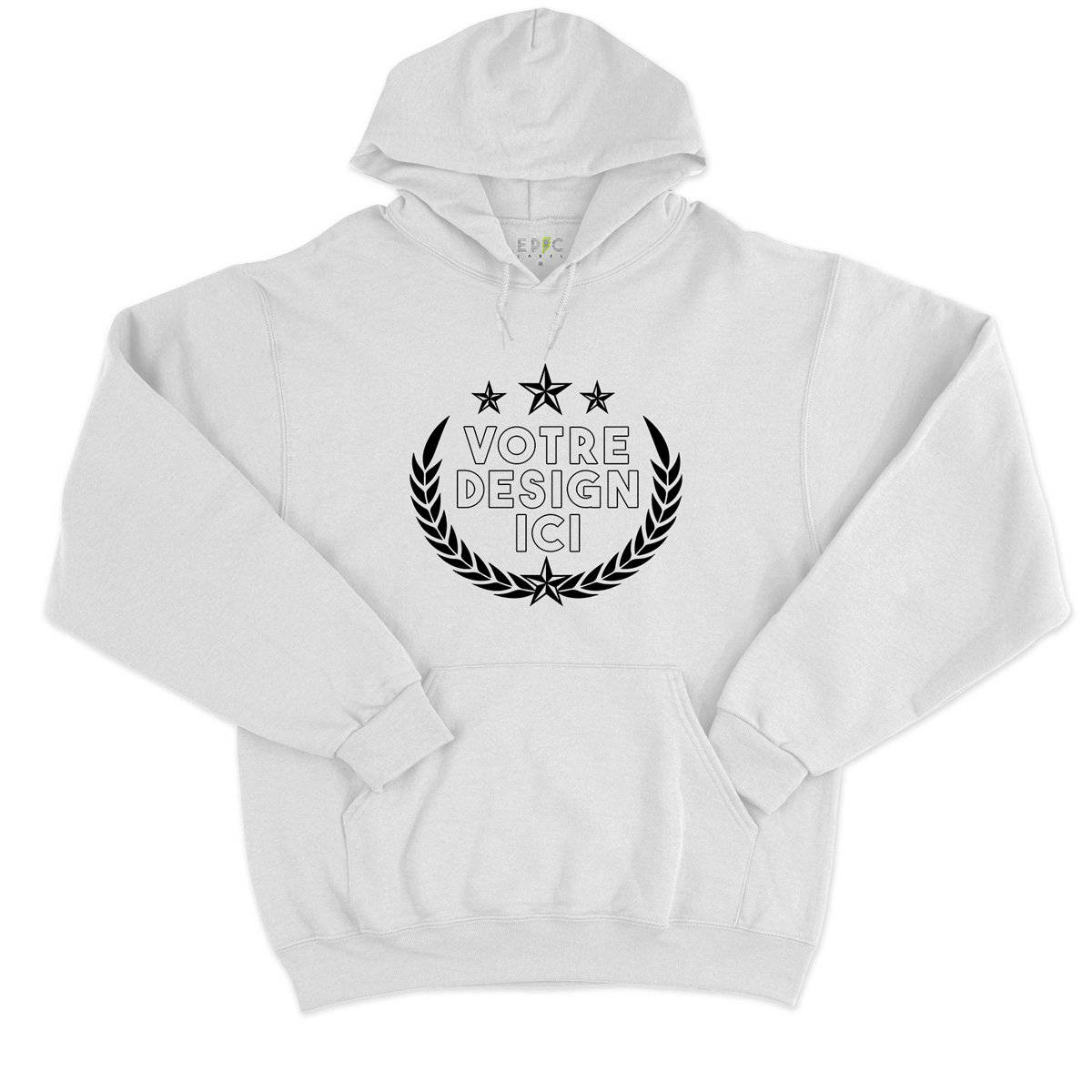Epic Label Sweat à capuche Design et Text Personnalisé Sweat à Capuche Pour Homme