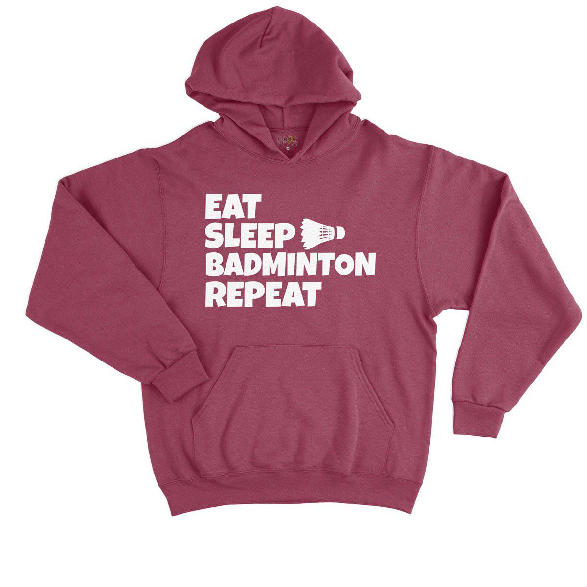 Epic Label Sweat à capuche Eat Sleep Badminton Repeat Sweat à Capuche Enfant