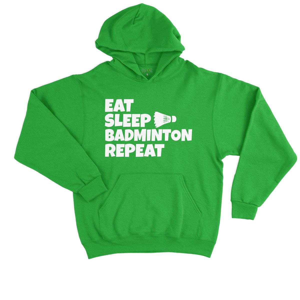 Epic Label Sweat à capuche Eat Sleep Badminton Repeat Sweat à Capuche Enfant