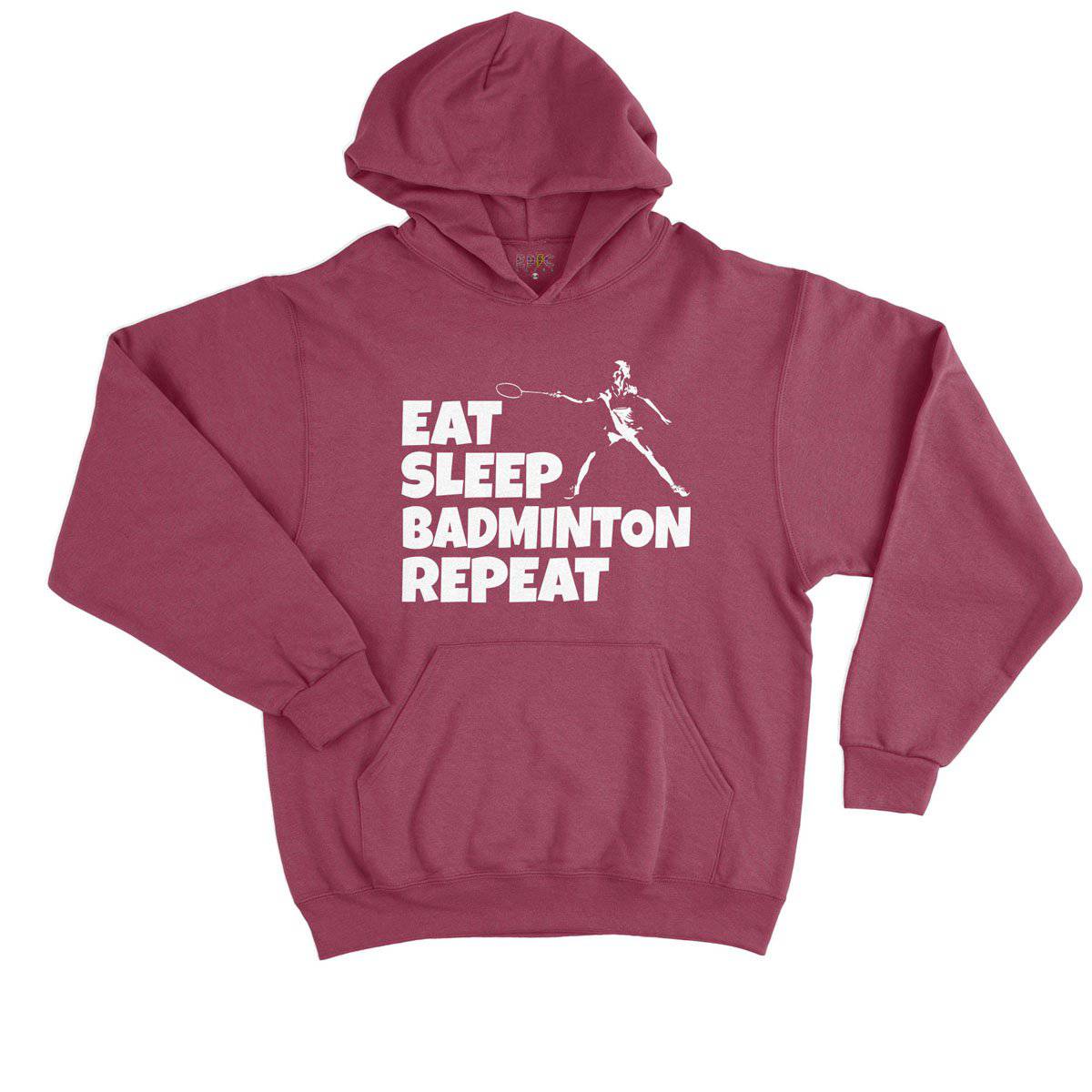 Epic Label Sweat à capuche Eat Sleep Badminton Repeat Sweat à Capuche Enfant