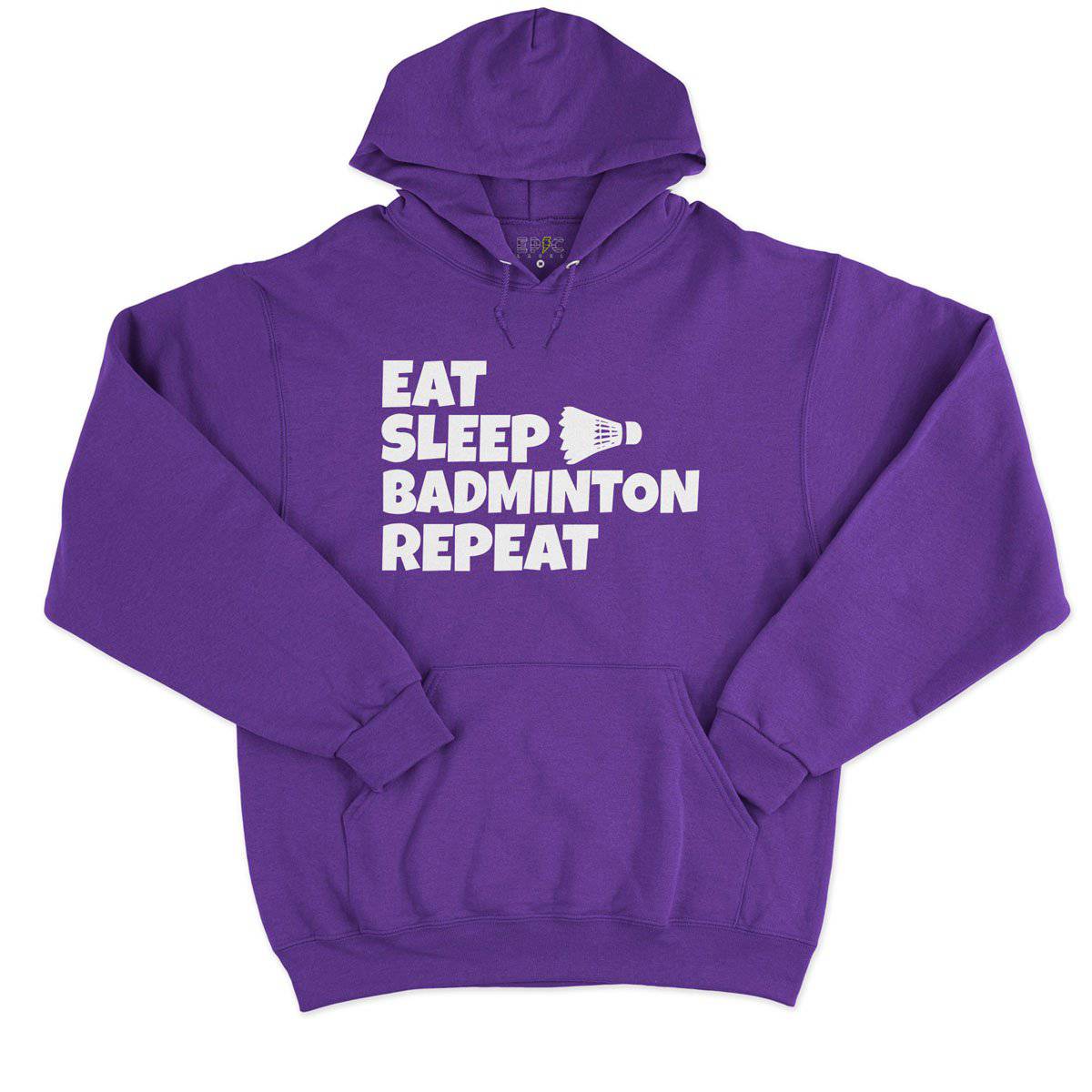Epic Label Sweat à capuche Eat Sleep Badminton Repeat Sweat à Capuche Pour Homme