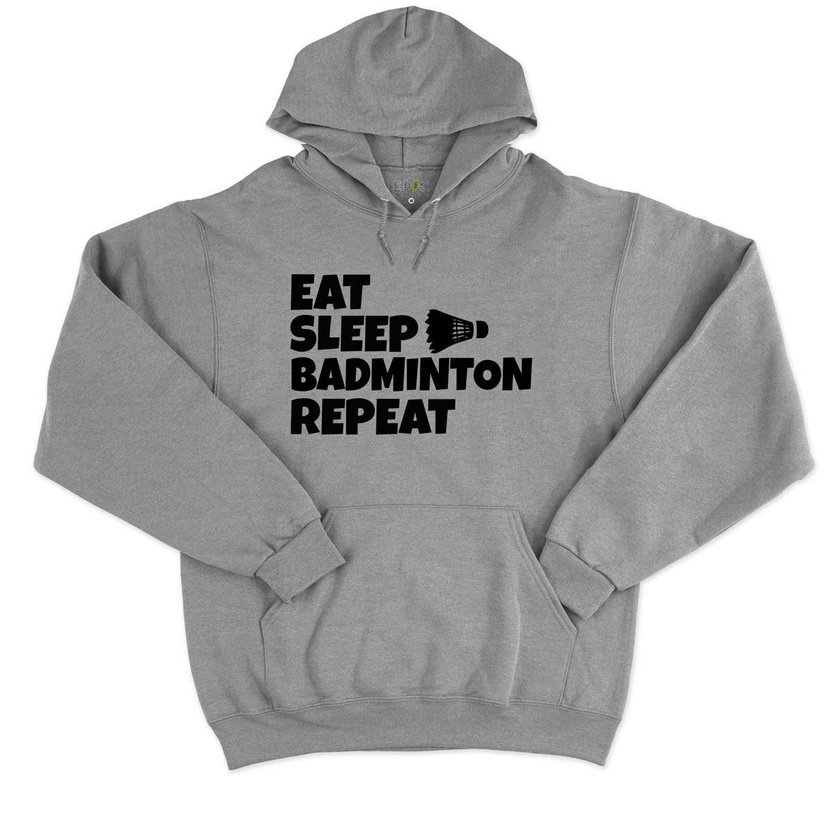 Epic Label Sweat à capuche Eat Sleep Badminton Repeat Sweat à Capuche Pour Homme