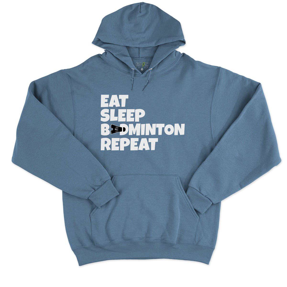 Epic Label Sweat à capuche Eat Sleep Badminton Repeat Sweat à Capuche Pour Homme