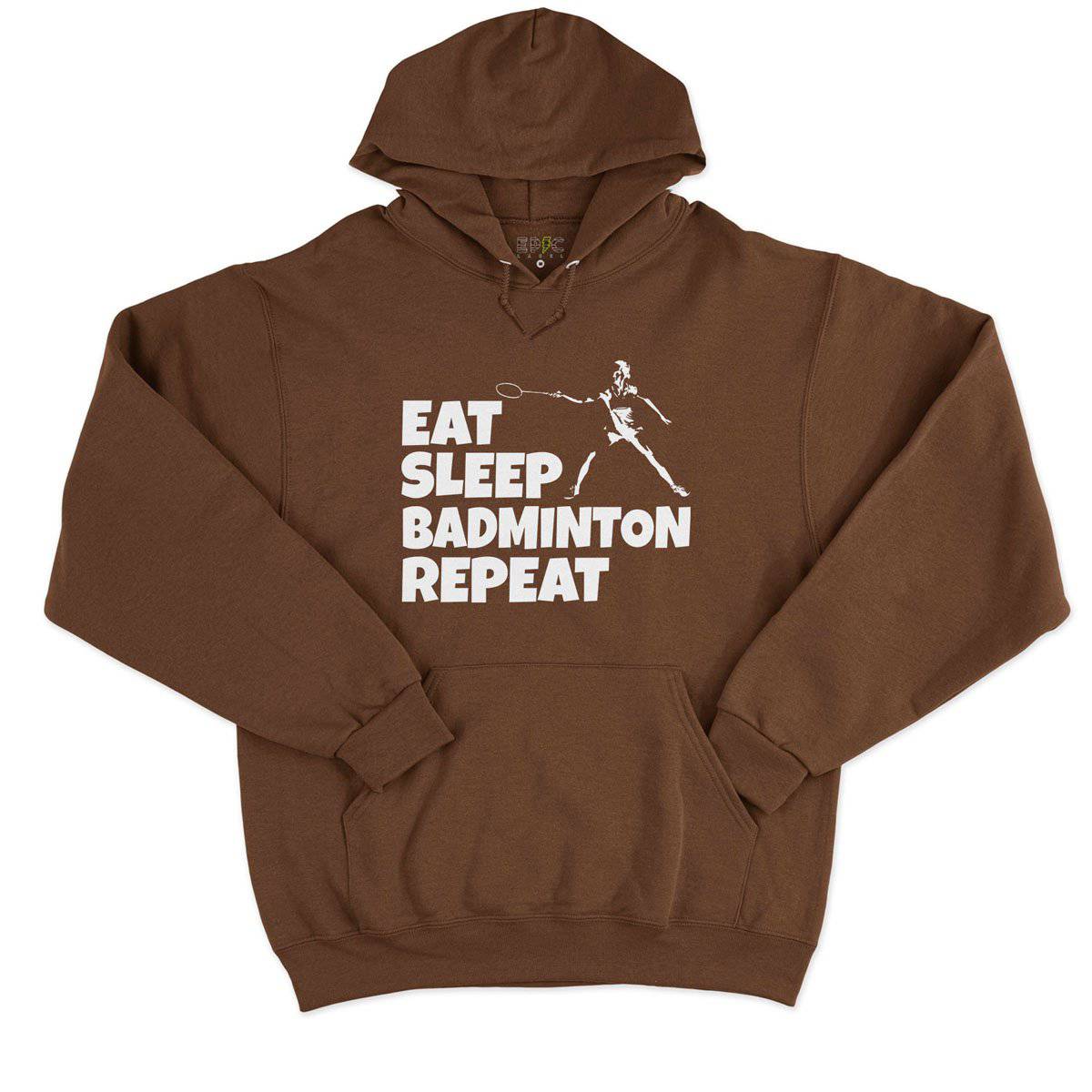 Epic Label Sweat à capuche Eat Sleep Badminton Repeat Sweat à Capuche Pour Homme