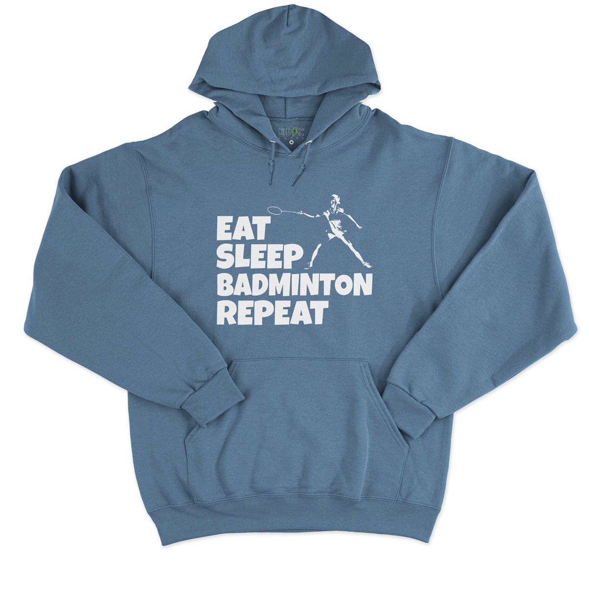 Epic Label Sweat à capuche Eat Sleep Badminton Repeat Sweat à Capuche Pour Homme