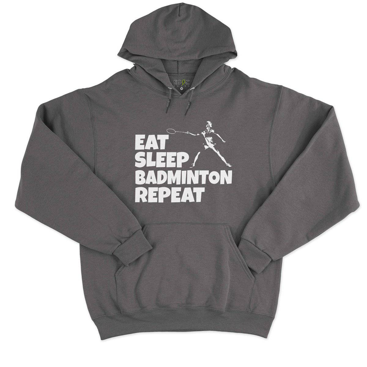 Epic Label Sweat à capuche Eat Sleep Badminton Repeat Sweat à Capuche Pour Homme