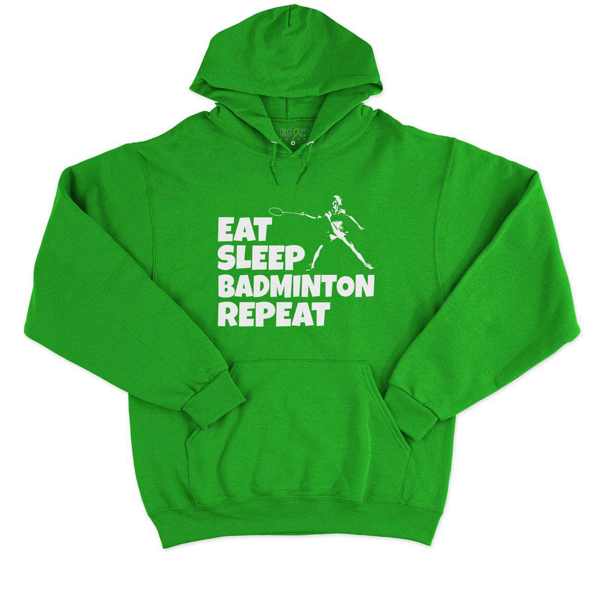 Epic Label Sweat à capuche Eat Sleep Badminton Repeat Sweat à Capuche Pour Homme