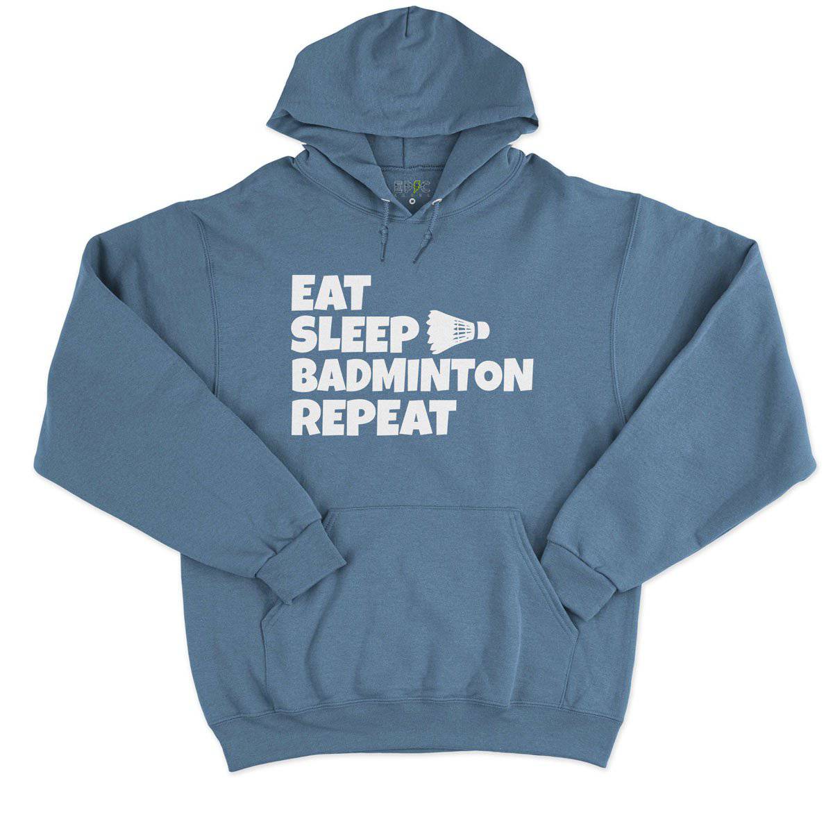 Epic Label Sweat à capuche Eat Sleep Badminton Repeat Sweat à Capuche Pour Homme