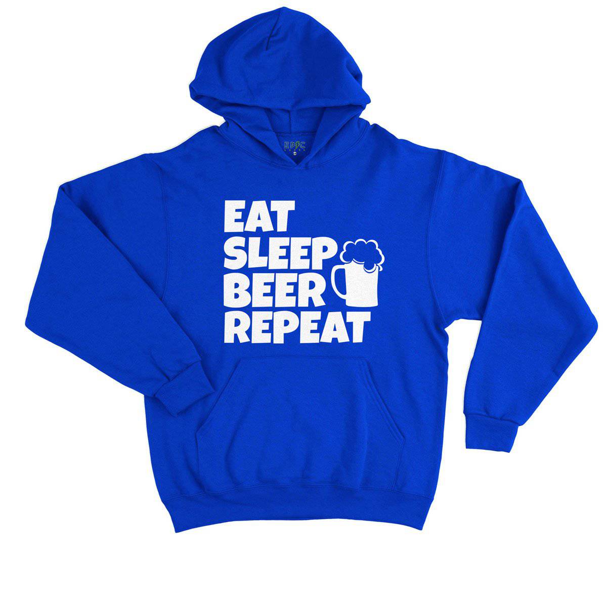 Epic Label Sweat à capuche Eat Sleep Beer Repeat Sweat à Capuche Enfant
