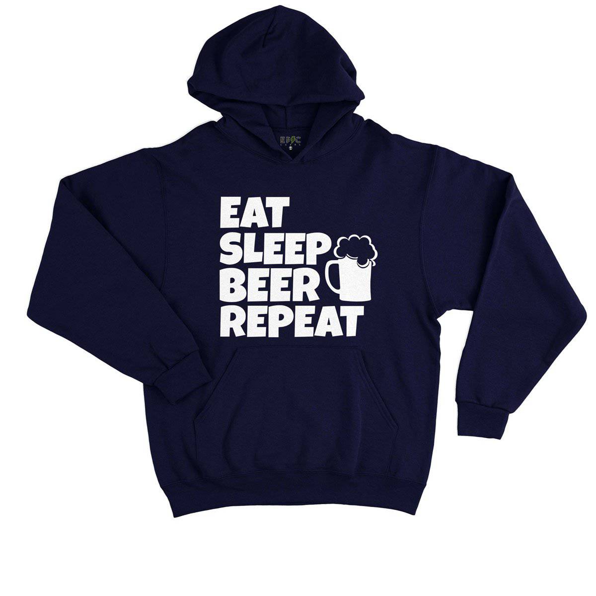 Epic Label Sweat à capuche Eat Sleep Beer Repeat Sweat à Capuche Enfant