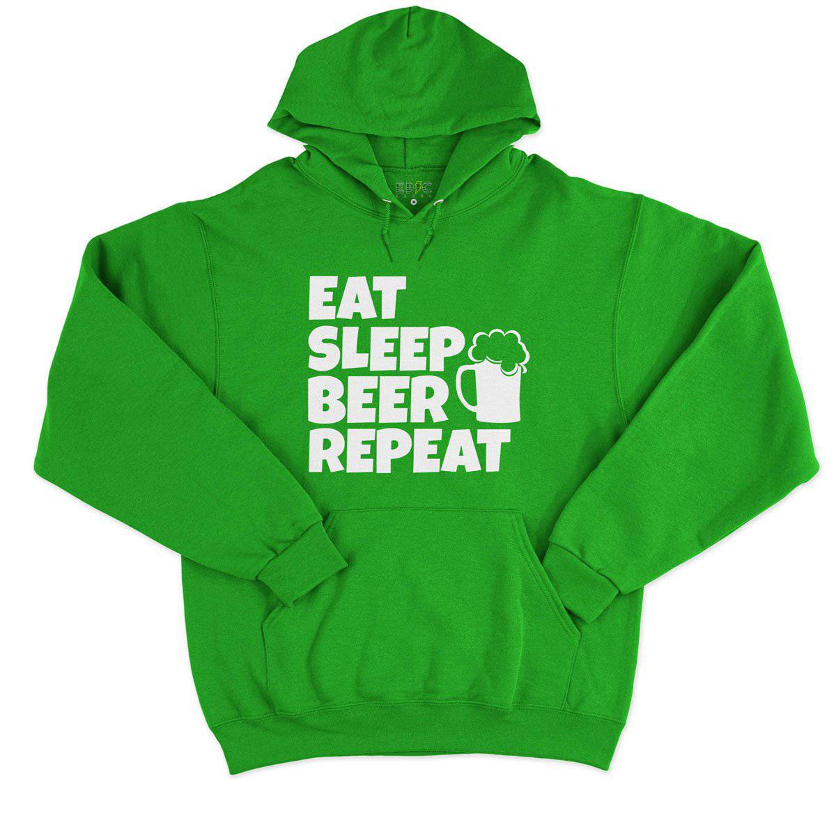 Epic Label Sweat à capuche Eat Sleep Beer Repeat Sweat à Capuche Pour Homme