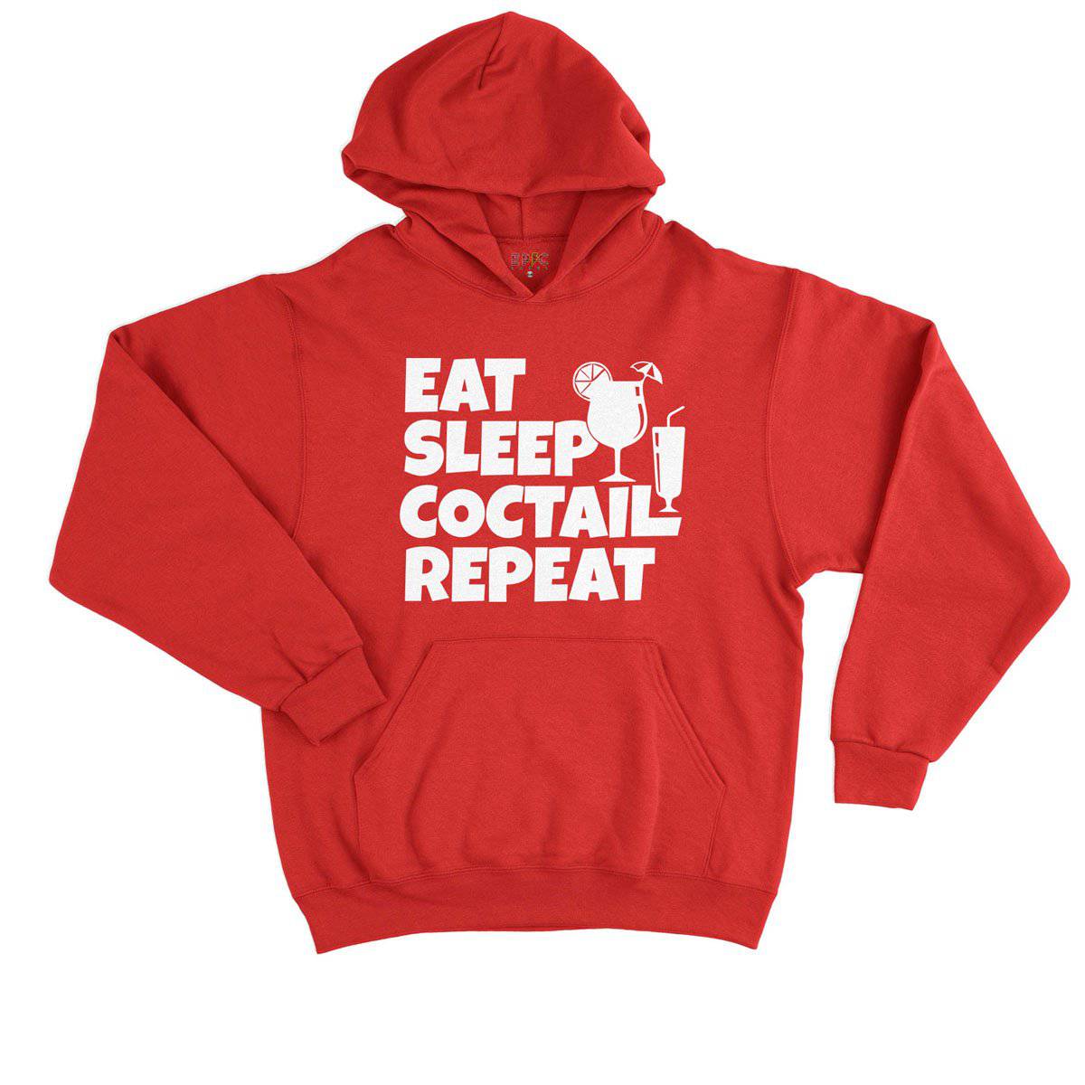 Epic Label Sweat à capuche Eat Sleep Coctail Repeat Sweat à Capuche Enfant