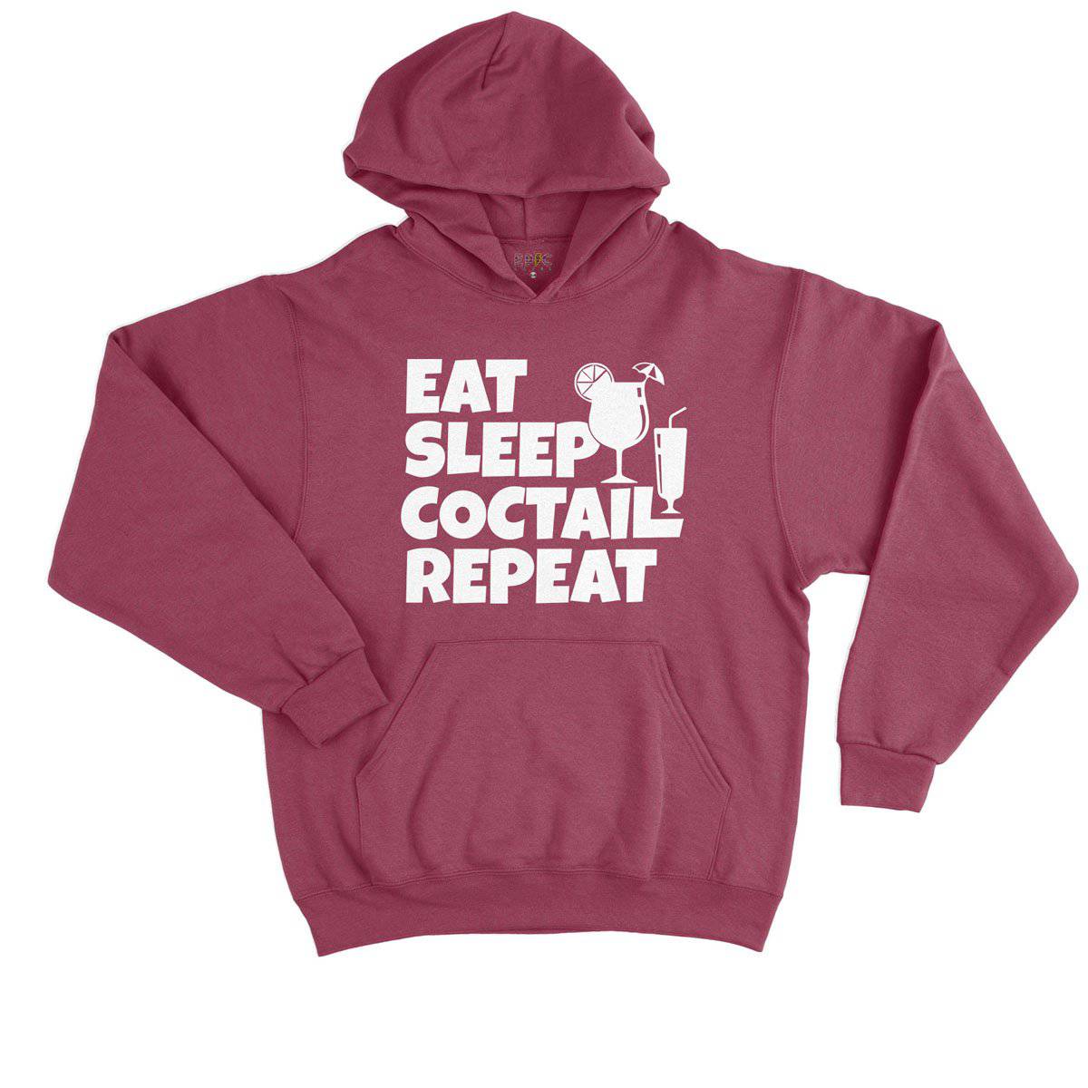 Epic Label Sweat à capuche Eat Sleep Coctail Repeat Sweat à Capuche Enfant